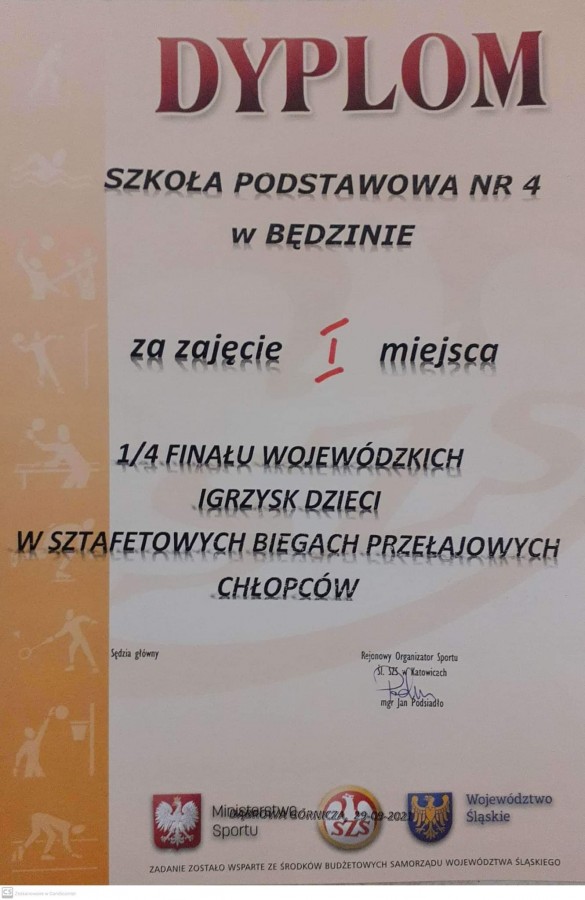 Finał sztafetowych Igrzysk dzieci w biegach przełajowych 