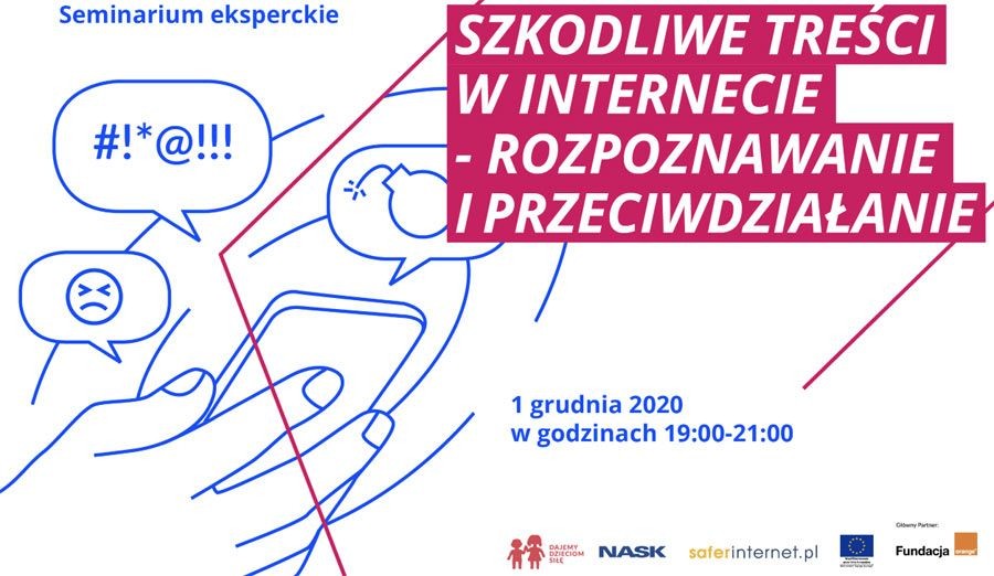 Szkodliwe treści w Internecie - webianr