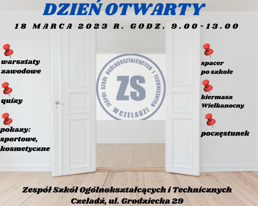 Zaproszenie na dzień otwarty